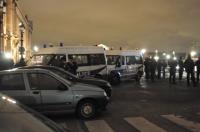 Rassemblement de protestation devant le Dîner du Siècle, le 24 novembre 2010.