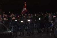 Rassemblement de protestation devant le Dîner du Siècle, le 24 novembre 2010.