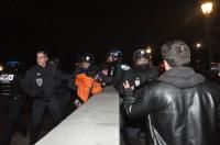 Rassemblement de protestation devant le Dîner du Siècle, le 24 novembre 2010.