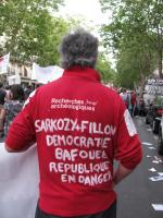 Manifestation intersyndicale contre le projet de réforme des retraites, boulevard Voltaire, Paris, 7 sptembre 2010