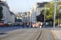 Caen, cortège lycéen vers le campus