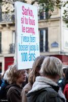 Manif du 16 octobre 2010 à Paris contre la réforme des retraites