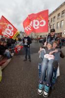 Contre la réforme des retraites à CHERBOURG