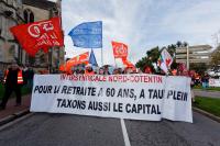 Contre la réforme des retraites à CHERBOURG