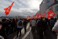 Contre la réforme des retraites à CHERBOURG