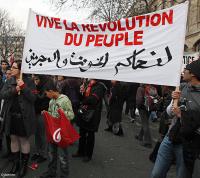 Manif Tunisie à Paris 15/01/2011