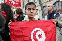 Manif Tunisie à Paris 15/01/2011