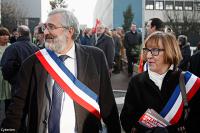 Manif pour la défense du CHU Henri Mondor