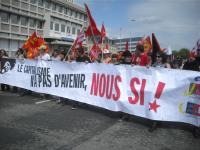 beaucoup de jeunes dans la manif