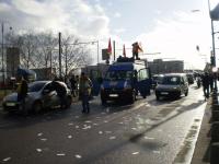 Blocage du centre-ville de Rouen le 26/01/2012