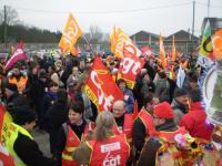 PETROPLUS Petit-Couronne (76) - Rassemblement du 18/01/2012