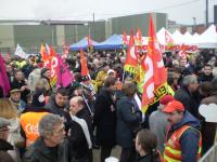 PETROPLUS Petit-Couronne (76) - Rassemblement du 18/01/2012