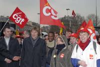 Manifestation à Paris pour la santé et l'action sociale le 11 mars 2004
