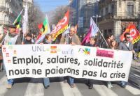 GRENOBLE- Manifestation européenne contre l'austérité