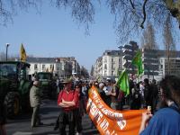 Manifestation contre l'Ayrault port ND des Landes