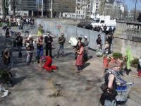 Manifestation contre l'Ayrault port ND des Landes