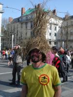 Manifestation contre l'Ayrault port ND des Landes