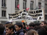 manifestation lycéens Paris 2005-03-08 12