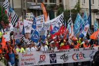 15 septembre 2012 manifestation à Rennes contre les licenciements à PSA