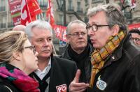 Didier Le Reste et Pierre Laurent