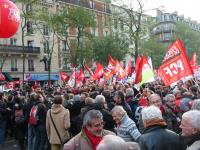 Mise  en place de la tête de manifestation. (1)