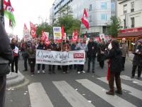 Banderole Front de Gauche.