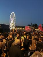 La nasse du pont Concorde Ã  23h