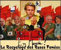 En marche recycle les roses fanées