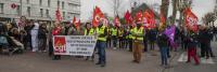 Manifestation syndicale à Pithiviers (Loiret)