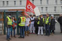 Manifestation syndicale à Pithiviers (Loiret)