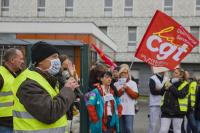 Manifestation syndicale à Pithiviers (Loiret)