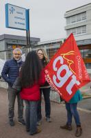 Manifestation syndicale à Pithiviers (Loiret)