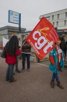 Manifestation syndicale à Pithiviers (Loiret)