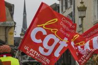 Manifestation syndicale à Pithiviers (Loiret)