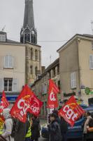 Manifestation syndicale à Pithiviers (Loiret)