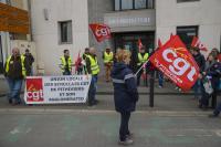 Manifestation syndicale à Pithiviers (Loiret)
