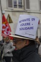 Manifestation syndicale à Pithiviers (Loiret)