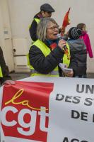 Manifestation syndicale à Pithiviers (Loiret)