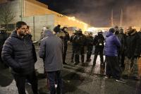 Blocage du dépôts RATP de Vitry.