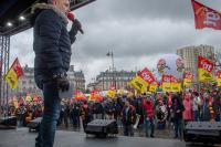 Rassemblement place d'Italiue