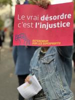 le vrai désordre c'est l'injustice