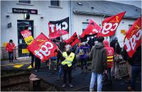 05 - Blocage Gare Rosporden le 23 Mars 2023