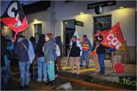01 - Blocage Gare Rosporden le 28 Mars 2023