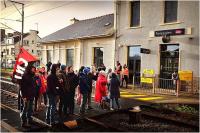 02 - Blocage Gare Rosporden le 13 avril 2023
