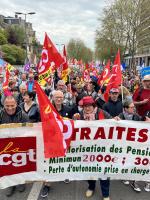 CGT en manif à Nevers