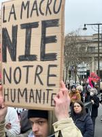 Macron nie notre humanité