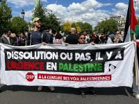 Non à la dissolution d'Urgence Palestine