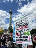 dénoncer le génocide en Israel