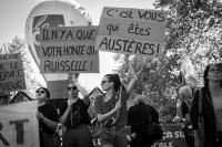 %anifestantes