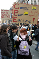 Etudiants et lycéens contre le CPE